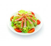 H6 Salade crevettes et crabe avocat